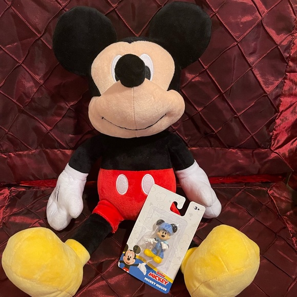 🆕 Mickey Mouse Plush Toy Bundle,Large 19” Length,9” Width,Disney Junior Mickey - Picture 1 of 6